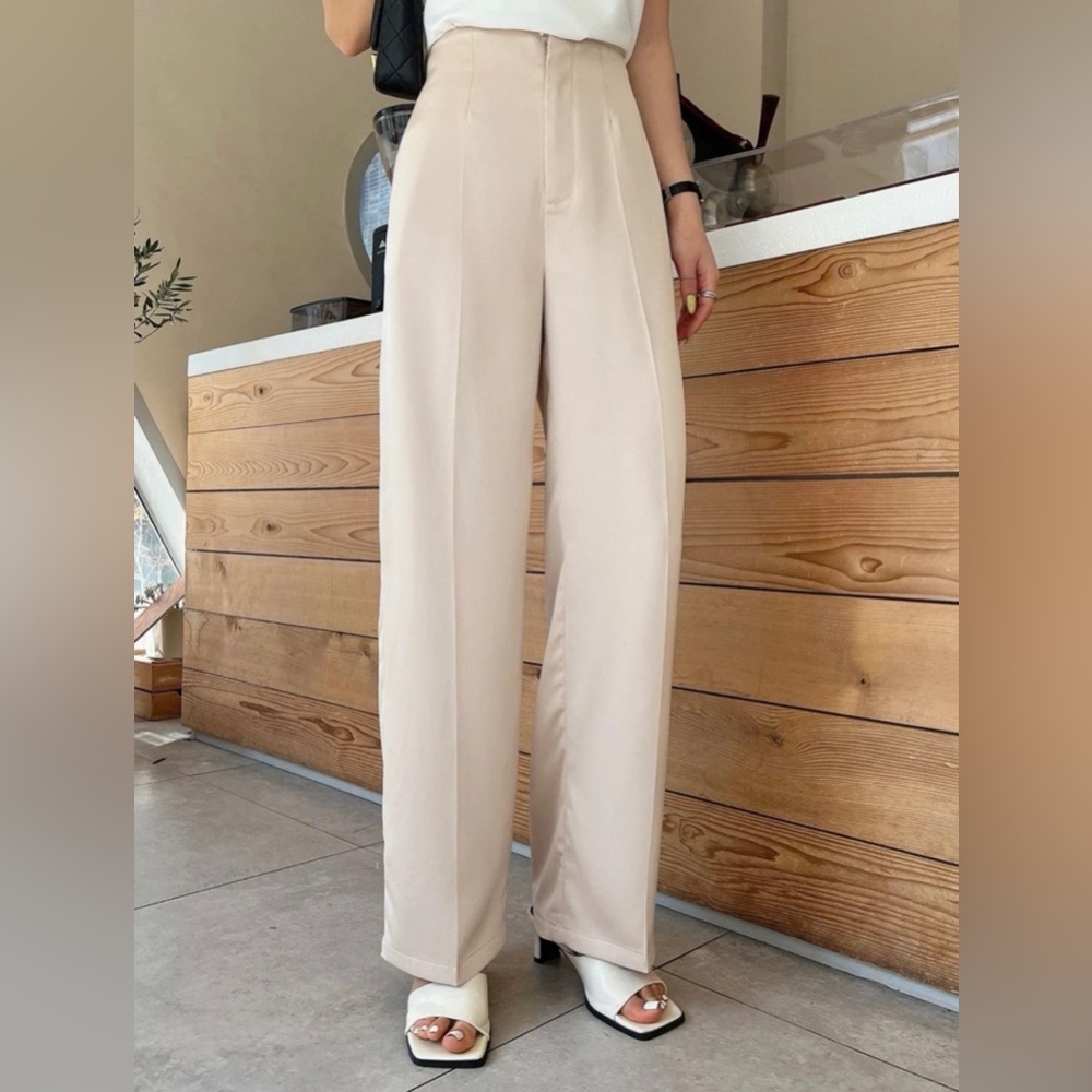 SHEIN DAZY High Waist Solid Tailored Pants